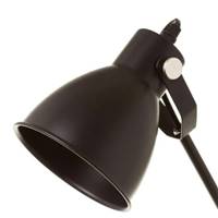 Flexo lampe de table en métal noir
