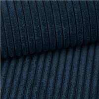 Novage fauteuil 1 place en velours côtelé bleu foncé