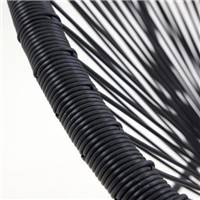 Le Cabana fauteuil en résine noir