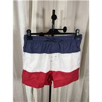 Short de bain bleu blanc rouge - S