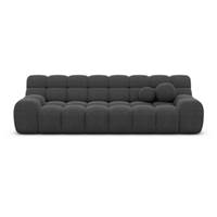Boon canapé 4 places en tissu texturé gris anthracite
