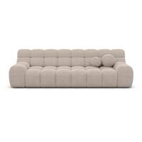 Boon canapé 4 places en tissu texturé beige