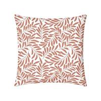 Lonita coussin imprim serbal III terracotta 43x43
