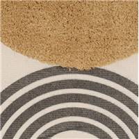 Leva tapis en polycoton multicolore 120x180