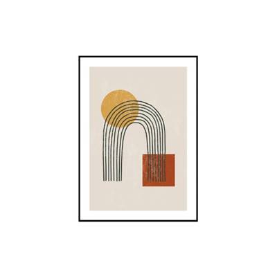 Cotton Tableau imprimé motif arche 51x71cm