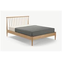 Penn lit double avec sommier chêne 140x200