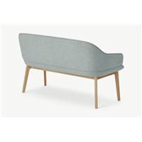 Erdee banc de table gris bleu et bois