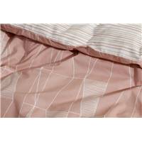 Bakari parure de lit rose plâtre 200x200