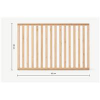 Espa tapis de bain bambou naturel 62x40