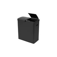 Rask poubelle de tri sélectif noir mat