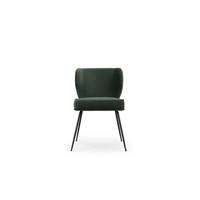 Valo chaise velours vert végétal et noir
