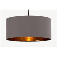 Oro abat-jour simple 45cm gris cuivre
