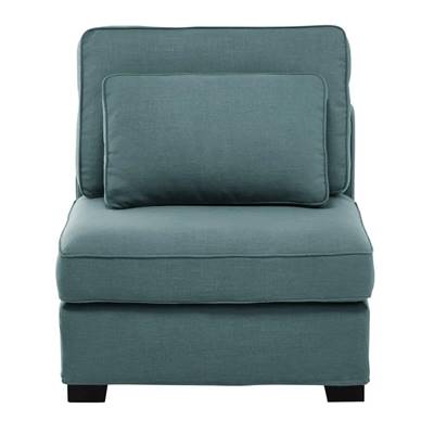 Kate fauteuil bleu pétrole