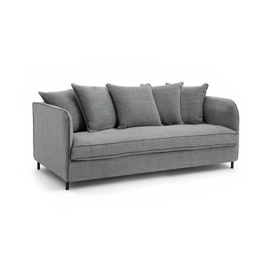 Suavo canapé 4 places gris anthracite