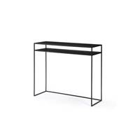 Alice console une étagère métal noir