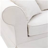 Vermont canapé-lit angle droit blanc