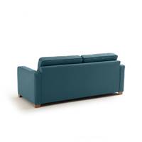 Sija canapé convertible coton bleu paon