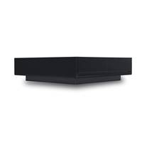 Eclipse table basse bois frêne noir glossy