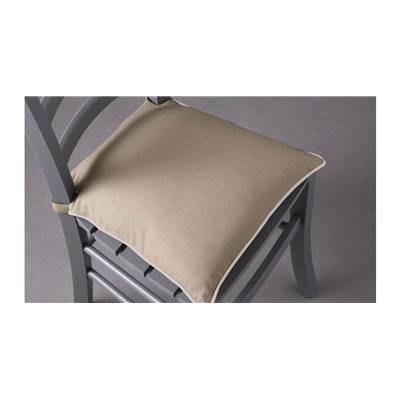 Bridgy galette de chaise taupe 40x40