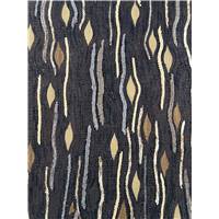 Kalina tapis tissé à la main noir avec motifs colorés 200x300