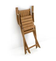 Hazan lot de 2 chaises de jardin acacia
