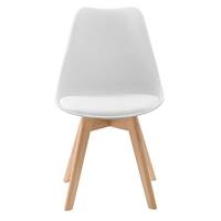 Verno chaise scandinave blanche