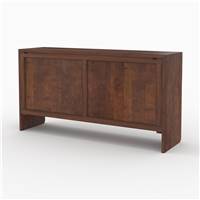 Baty buffet en bois de manguier 3 portes et 3 tiroirs