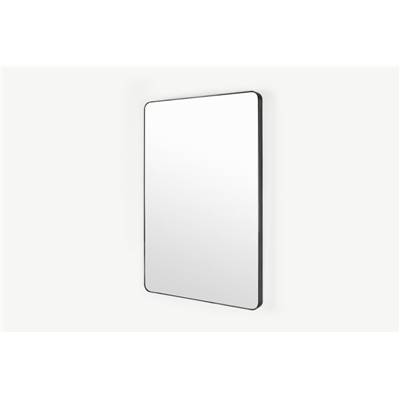 Arles miroir mural rectangulaire noir 60x90