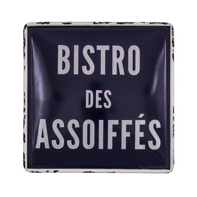 Plaque Bistro des assoiffés