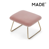 Frame repose pieds en velours rose