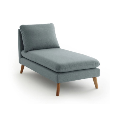 Kesju méridienne modulable tissu texturé bleu grisé
