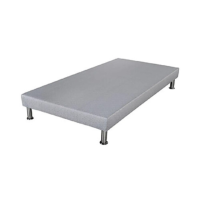 SR9 sommier 90x190 tapissier gris finaud