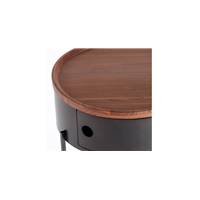 Bingato table de chevet noir