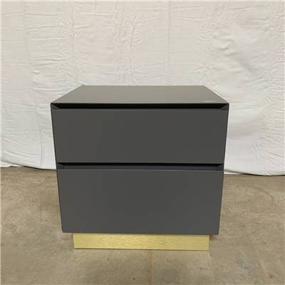 Elsdon table de chevet grise