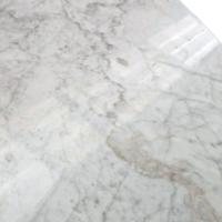 Nadara plateau de table en marbre blanc ø120