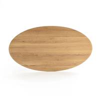 Siahi plateau de table ovale chêne