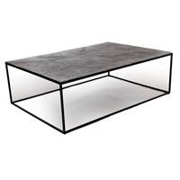 Simone table basse argent