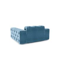 Venus fauteuil en velours bleu clair