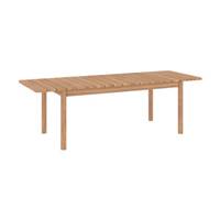 Tenay table de jardin en teck extensible