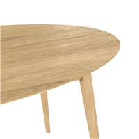 Epura table à manger ovale en bois clair 6 personnes