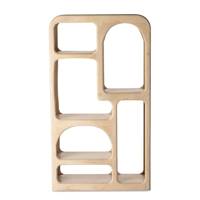 Uyuni bibliothèque organique en bois de manguier blanc