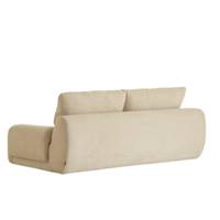 Mika canapé 3 places en tissu tweed beige dune