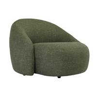 Coppa fauteuil en tissu vert cactus asymétrique