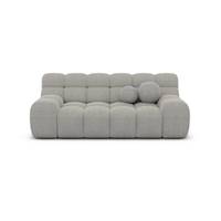 Boon canapé 2 places en tissu texturé gris clair