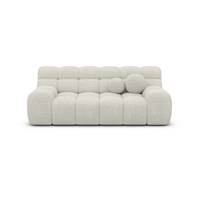 Boon canapé 2 places en tissu bouclé blanc