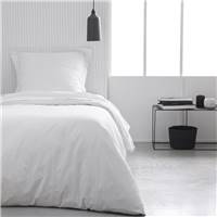 Essential drap housse 90x190 23cm coton craie