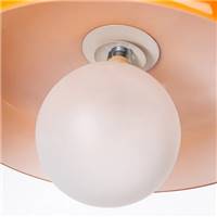 Fozar suspension en métal jaune orange Ø25cm