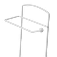 Jaquera porte-rouleau et brosse métat et bambou blanc