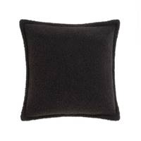 Cozy coussin en polyester gris fonc 45x45