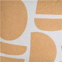 Jack coussin en polycoton jaune sable grosses formes 45x45